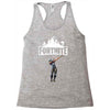 fortnite dab (white) Racerback Tank