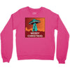 i want to believe santa parody Crewneck Sweatshirt