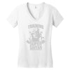 training to go super saiyan Women's V-Neck T-Shirt