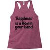 joke fisherman carp angling Racerback Tank