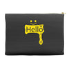 hello world Accessory Pouches