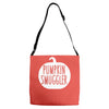 pumpkin smuggler funny Adjustable Strap Totes