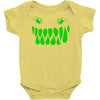 fun monster face, eat, beast, Baby Onesie