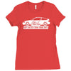 honda crx ed9 ee8 artwork jdm drift dope racing Ladies Fitted T-Shirt