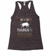 santa taurus christmas ugly t shirts Racerback Tank