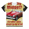 sell midget ideal christmas gift or present All Over Women's T-shirt
