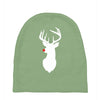 deer skull christmas Baby Beanies