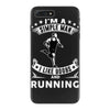 simple man running iPhone 7 Plus Case