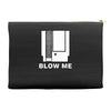 blow me nintendo nes Accessory Pouches