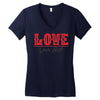 Love Women's V-Neck T-Shirt