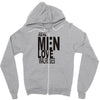 real men love walrus funny Zipper Hoodie