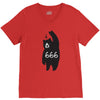 Black Bear Metal V-Neck Tee