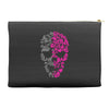 two coloured patterned skull   mens funny Accessory Pouches