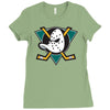 mighty ducks of anaheim Ladies Fitted T-Shirt