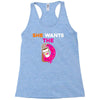 She Wants D - Dunkin Donuts Racerback Tank