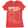 April Girl Facts Taurus Ladies Fitted T-Shirt
