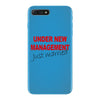 under new management just married mens black wedding present husband t iPhone 7 Plus Case