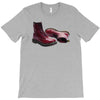 red doc marten skinhead boots, ideal birthday present or gift T-Shirt
