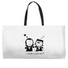 i love you Weekender Totes