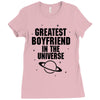 Greatest Boyfriend In The Universe Ladies Fitted T-Shirt
