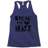 break my heart Racerback Tank