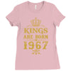 kings are born in 1967 Ladies Fitted T-Shirt