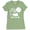 never give up on dreams ladies fitted Ladies Fitted T-Shirt