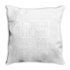 no child should be left behin white Throw Pillow