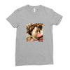 michelangelo the prophet isaiah bubble gum Ladies Fitted T-Shirt
