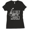Family Trip To Moon Ladies Fitted T-Shirt