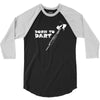 born to dart pfeil arrow bullseye triple double 180 club profi 3/4 Sleeve Shirt