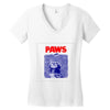paws (jaws) Women's V-Neck T-Shirt