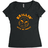 krillin with my homies Women's Triblend Scoop T-shirt