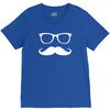 mustache glasses nerd V-Neck Tee