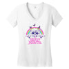 heavy meowtal Women's V-Neck T-Shirt