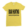 boar hunting tex Ladies Fitted T-Shirt
