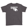 pump gym training bodybuilding workout keepfit weightlifting Youth Tee