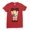 snoring gentleman Ladies Fitted T-Shirt