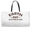 earth day shirt Weekender Totes
