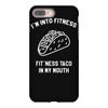 fitness fit taco in my mouth funny food eating healthy exercise gym iPhone 8 Plus