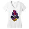 up all night Women's V-Neck T-Shirt