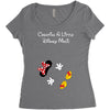 Creating A Little Disney Magic Minnie Mouse Women's Triblend Scoop T-shirt