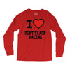 i love dirt track racing Long Sleeve Shirts