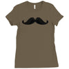 mustache Ladies Fitted T-Shirt