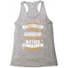Super Cool Grandson Of A Freaking Awesome Mother Racerback Tank