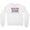 math club hippie hipster Crewneck Sweatshirt