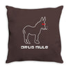 drug mule Throw Pillow