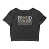 proud autism sister Crop Top