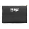 drums   problem solved   mens funny Accessory Pouches
