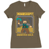 mine shaft Ladies Fitted T-Shirt